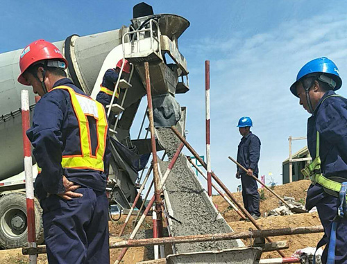 電力基礎施工案例